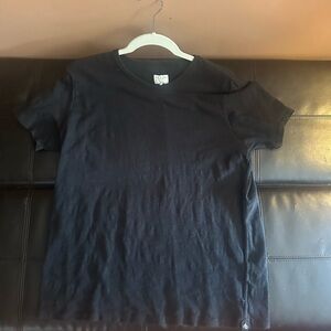 Rag & Bone Black Short Sleeve Tee